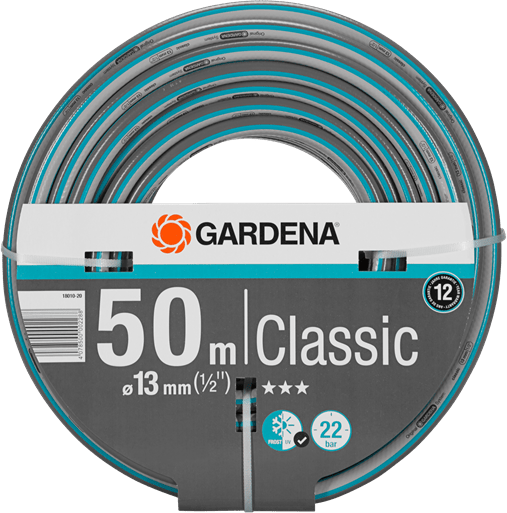 Gardena Classic Slange 50 m, 1/2"