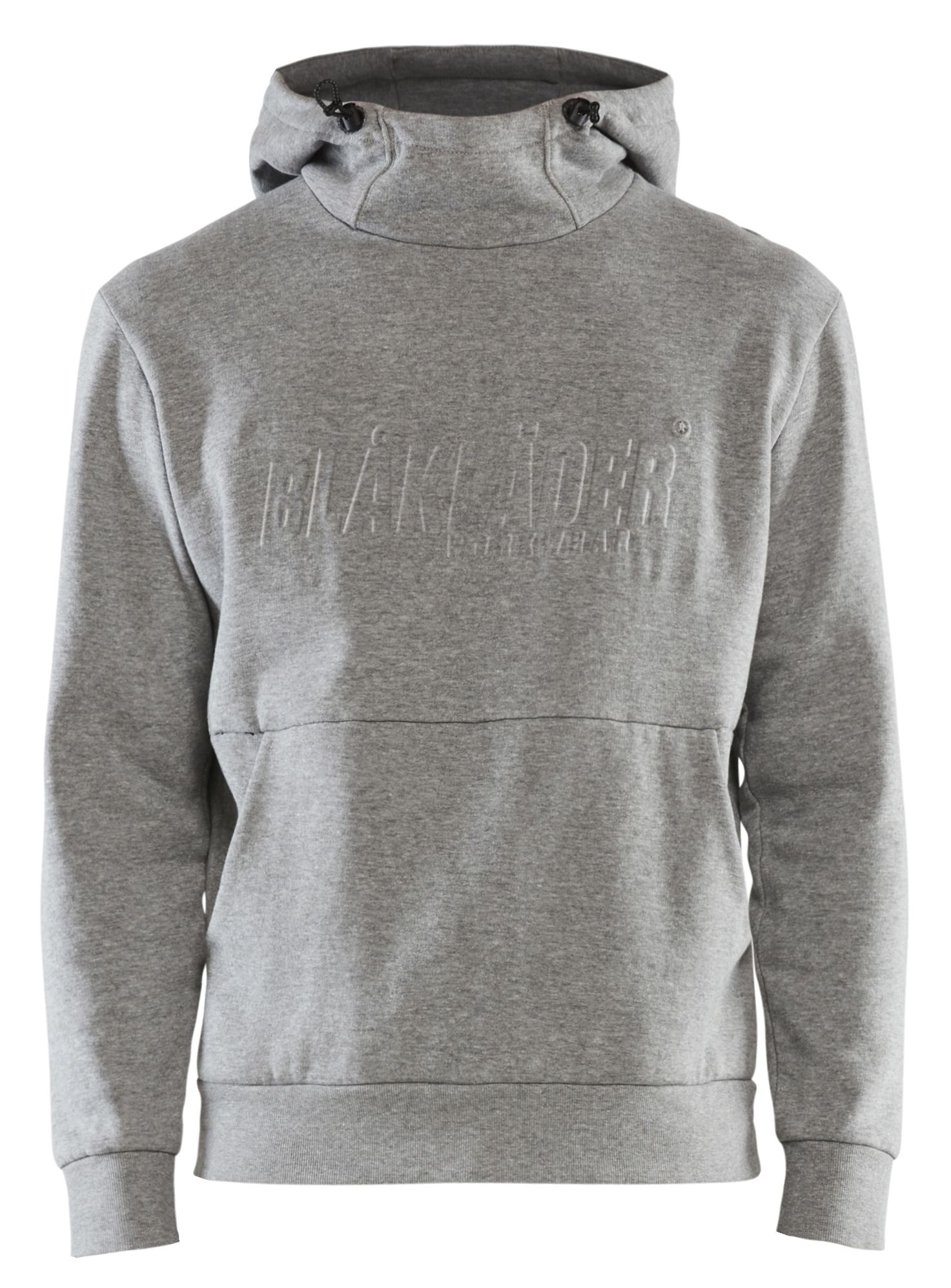 Hettegenser 3D Gråmelert S