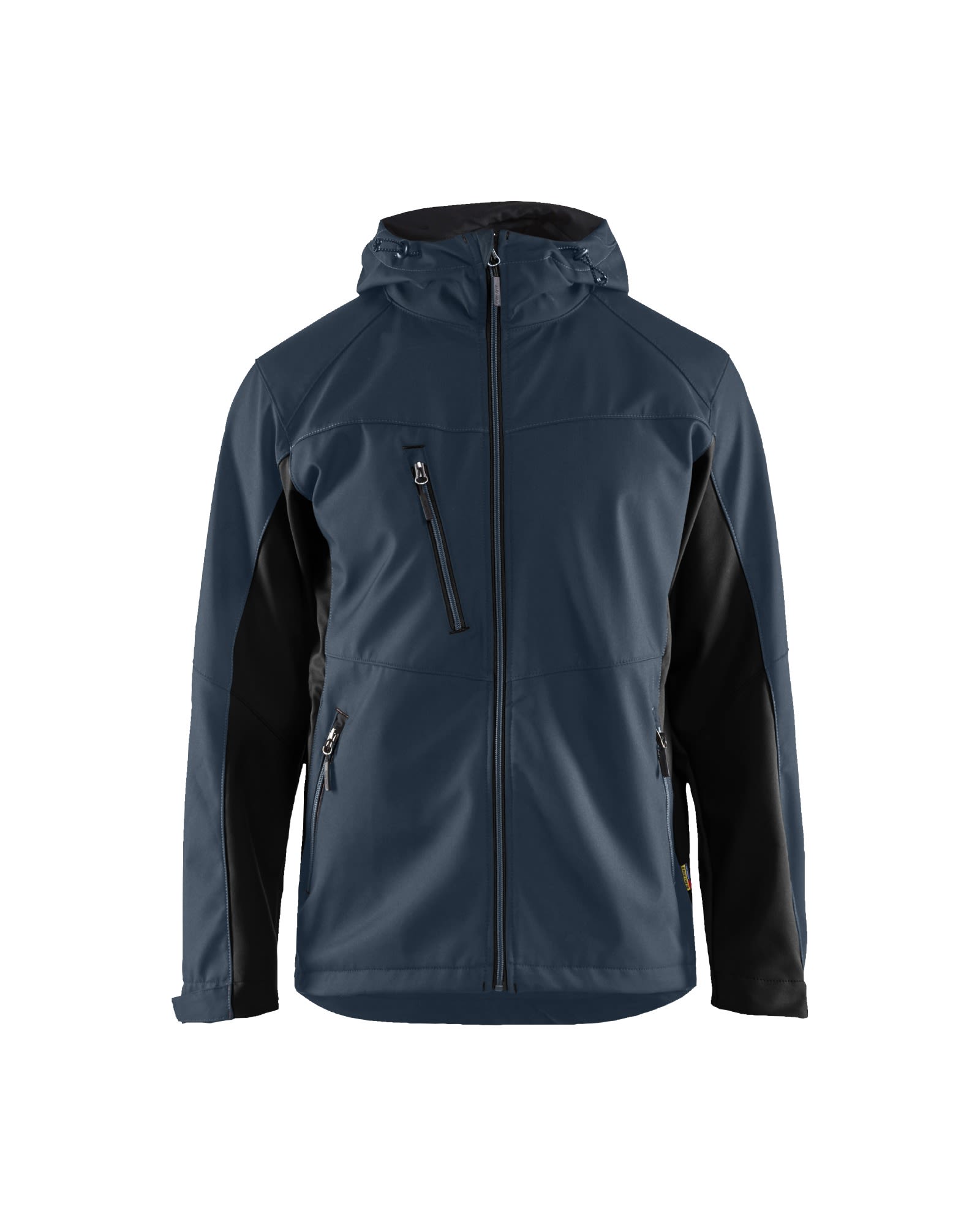 Blåkläder 4753-2516 Softshelljakke marineblå/sort, med hætte Marineblå/sort