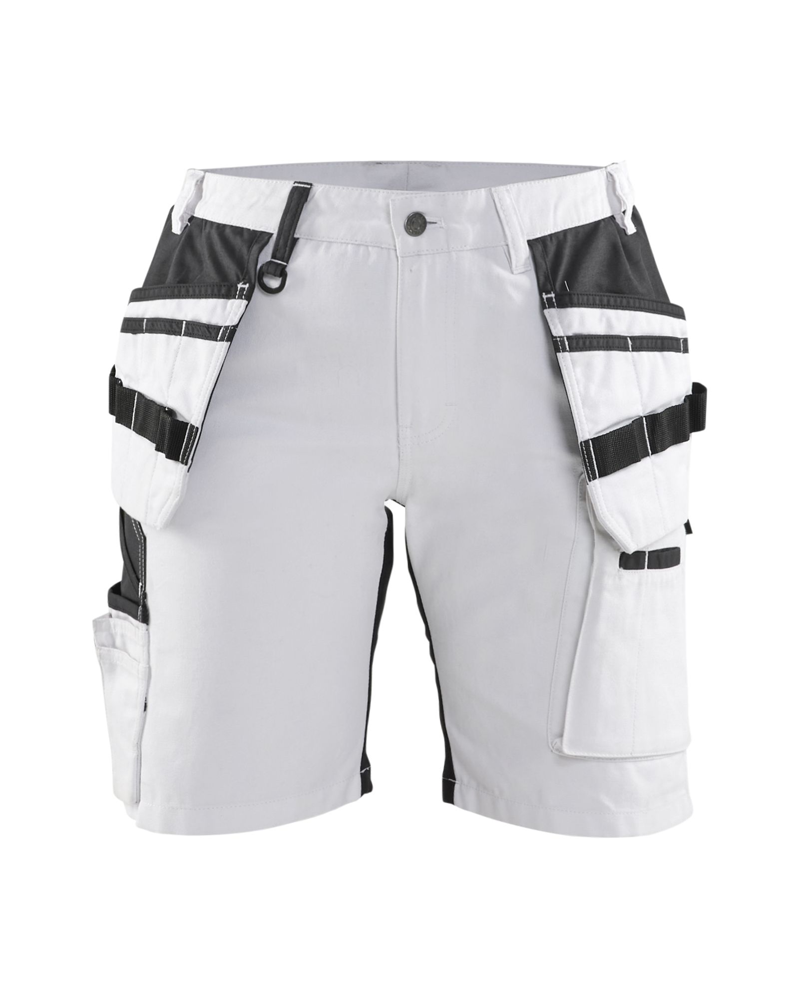 Blåkläder Dameshorts 71711000, stretch, Hvit/Sort, STØRRELSE. 32