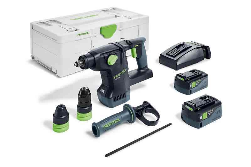 Festool KHC 18 5,0 EBI-Plus Kombihammare med batteri och laddare