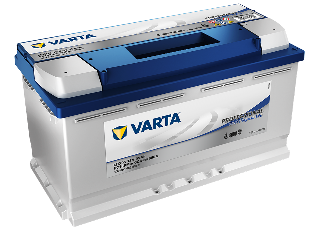 VARTA Professional Dual Purpose EFB LED95 Fritidsbatteri 12V, 95 Ah