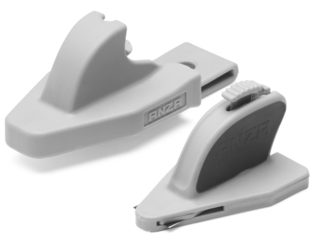 Anza 631000 Tapetkniv med hölster, 10st blad