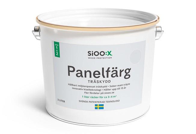 SiOO:X 161033-SE Panelfärg träskydd, steg 1 Shark Grey