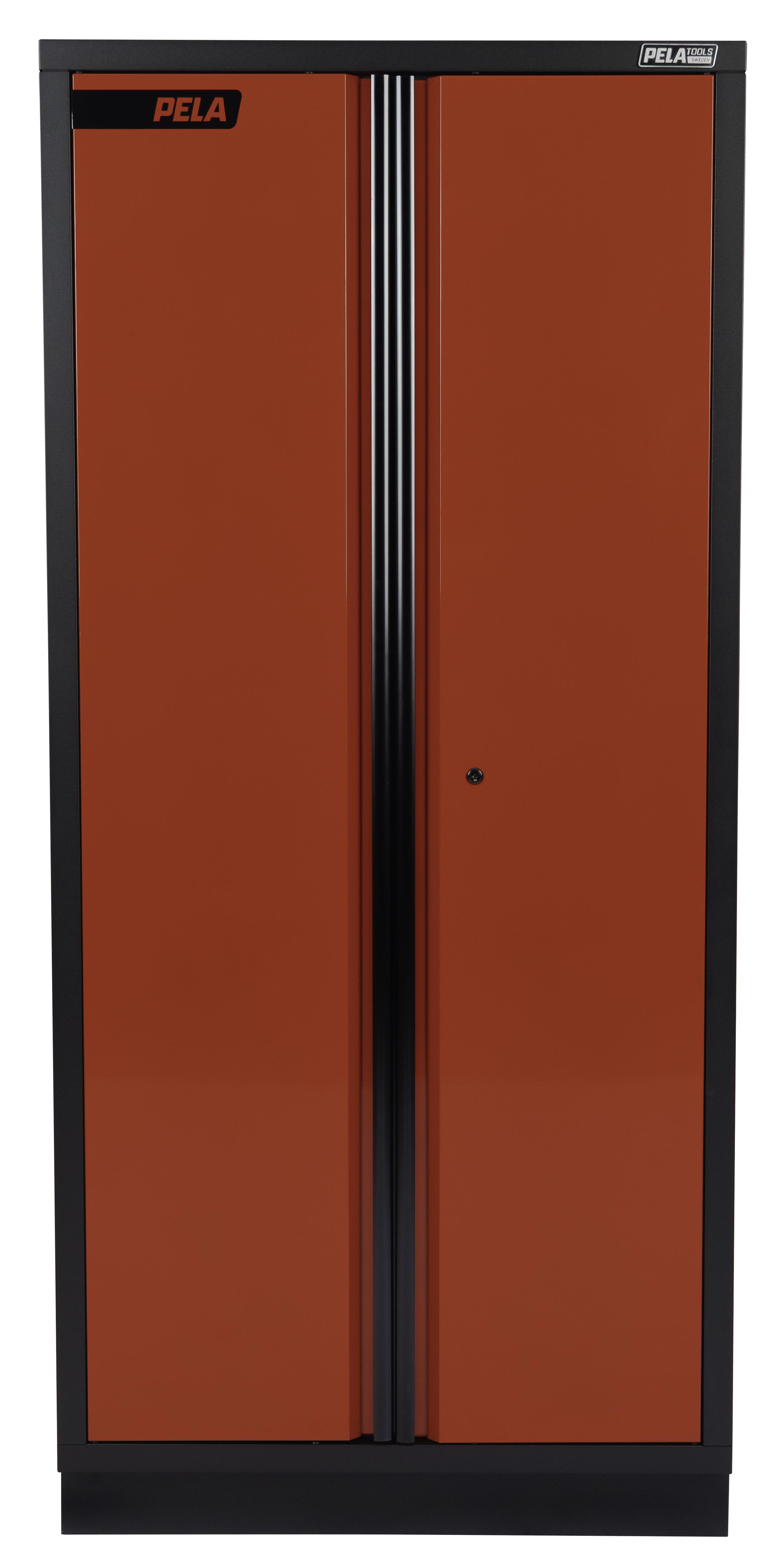 PELA 546479 Verktygsskåp 915x458x2000 mm Röd/svart