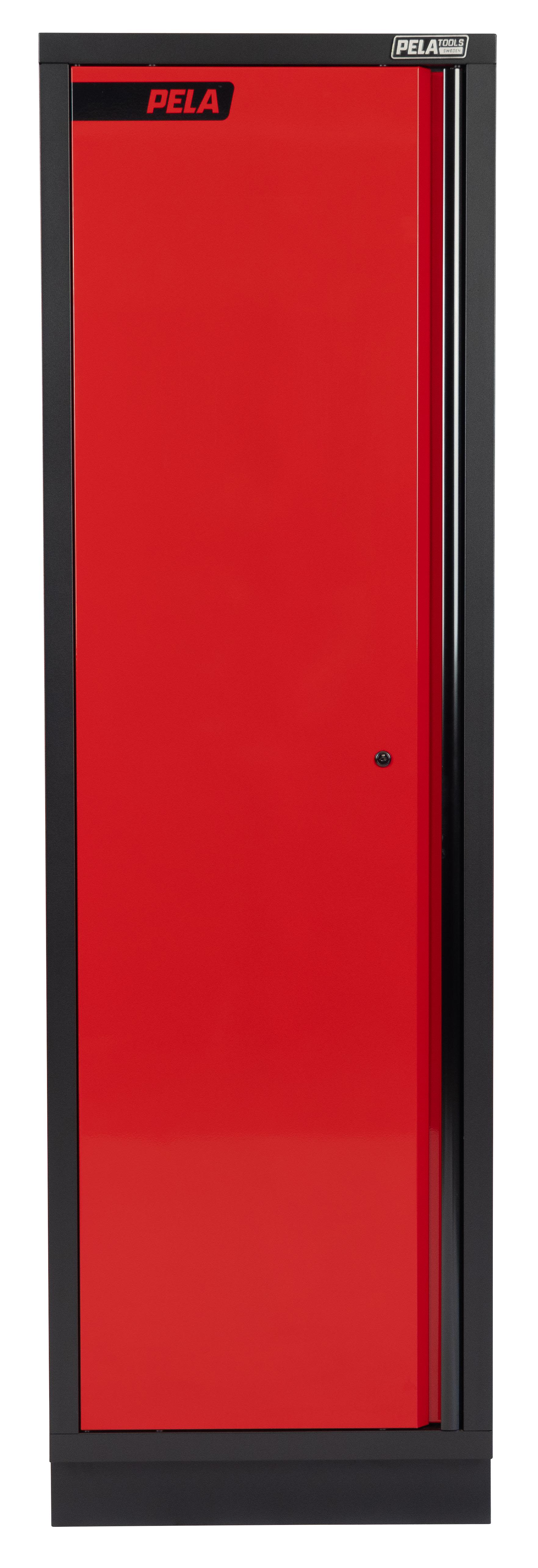 PELA 546480 Verktygsskåp 600x458x2000 mm Röd/svart