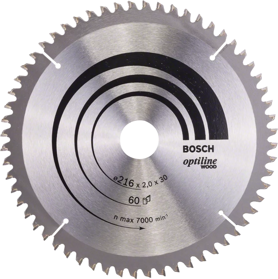 Bosch 2608640433 Optiline Wood Sagklinge 60T