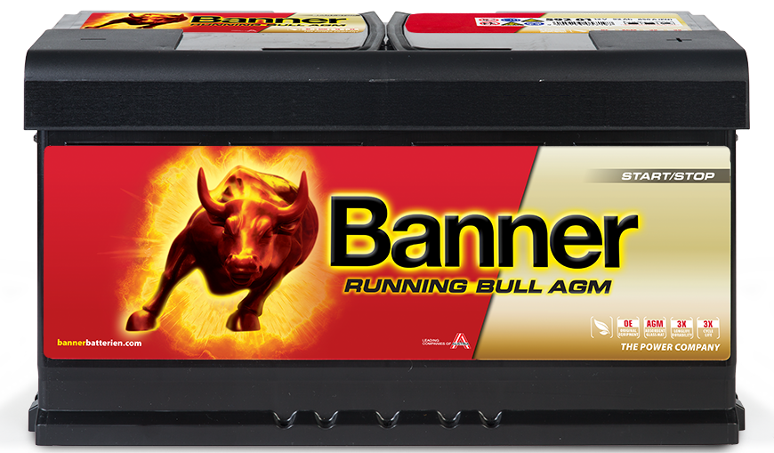 Banner Running Bull AGM 59501M Startbatteri 12V, 95 Ah