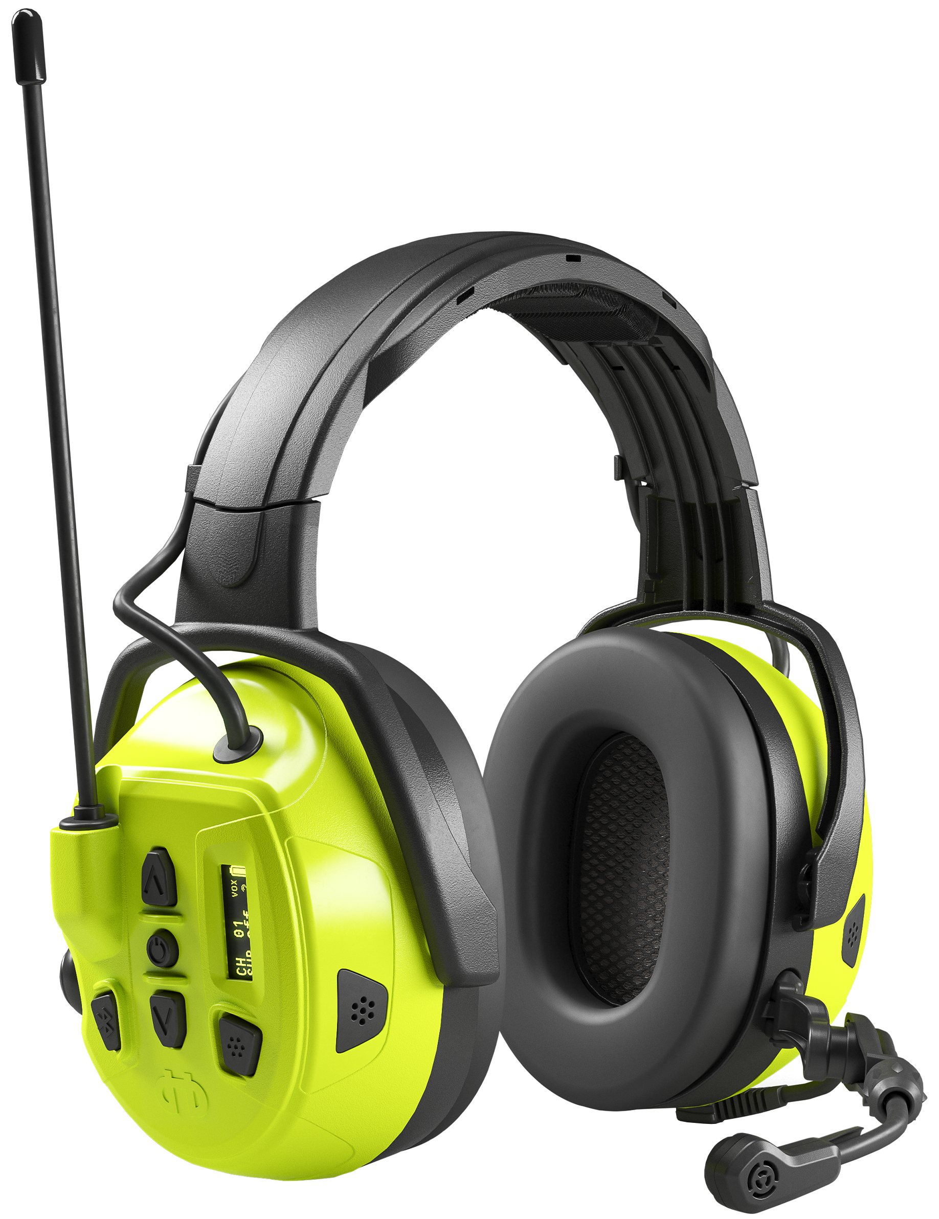 Hellberg Local 2 Kuulonsuojain Bluetooth® & mobiilisovellus, päälakisanka