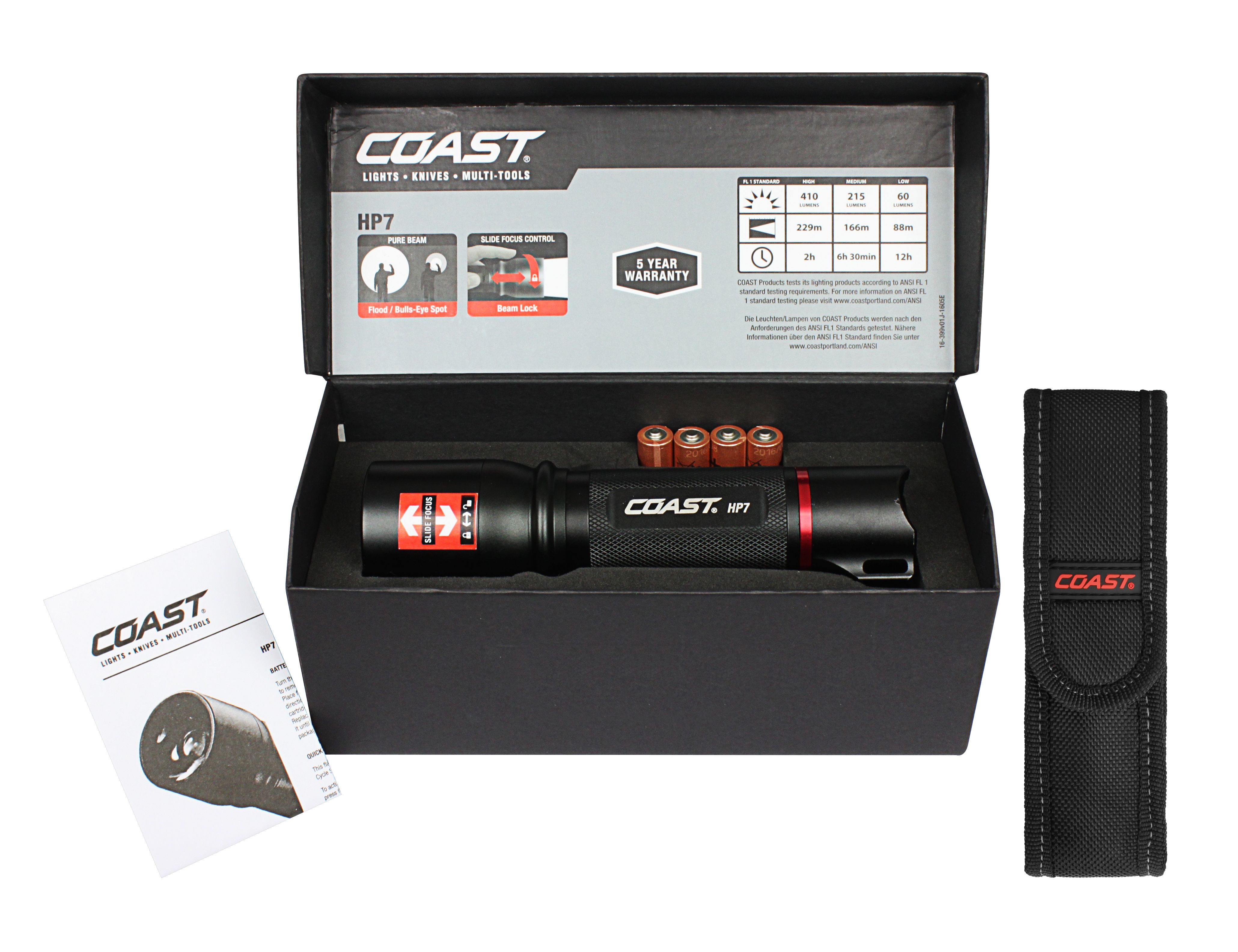 Coast HP7 Lommelygte