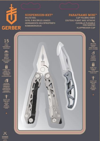 Gerber Suspension Nxt & Mini Paraframe Multiverktyg ink fickkniv