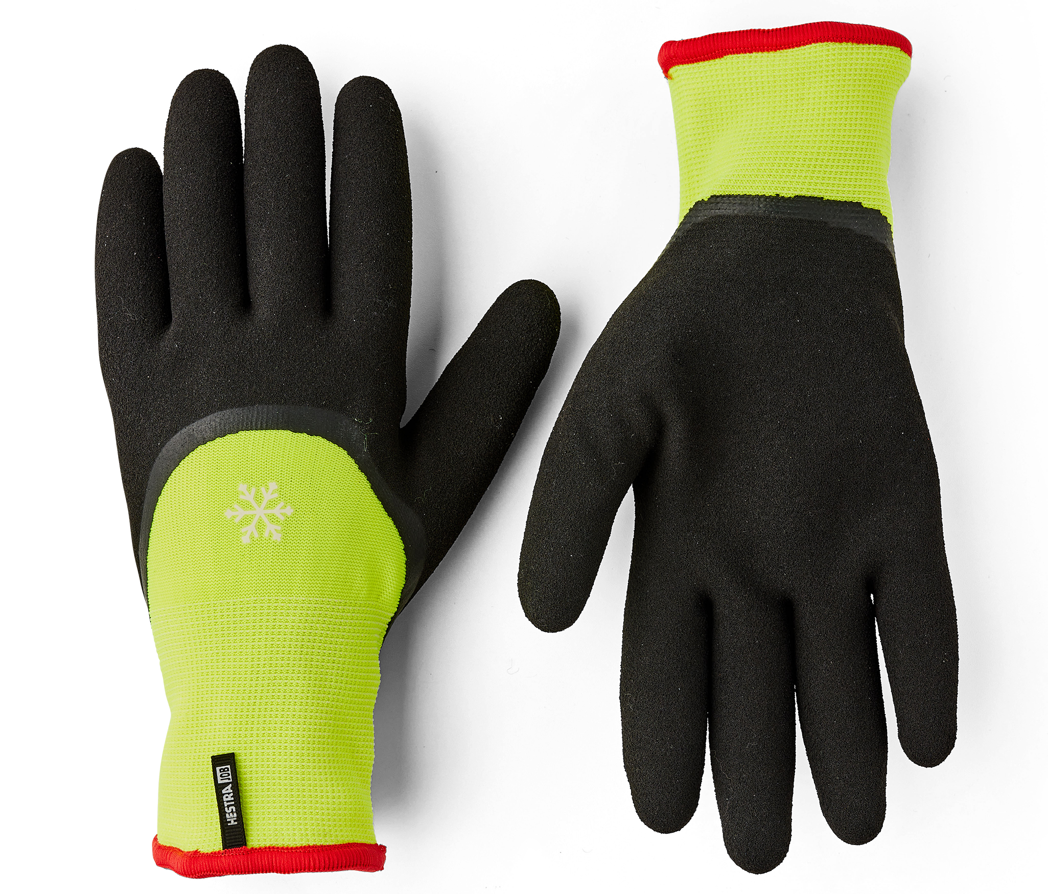 Hestra Pro Asper Vinterhandske high-vis gul/svart 11