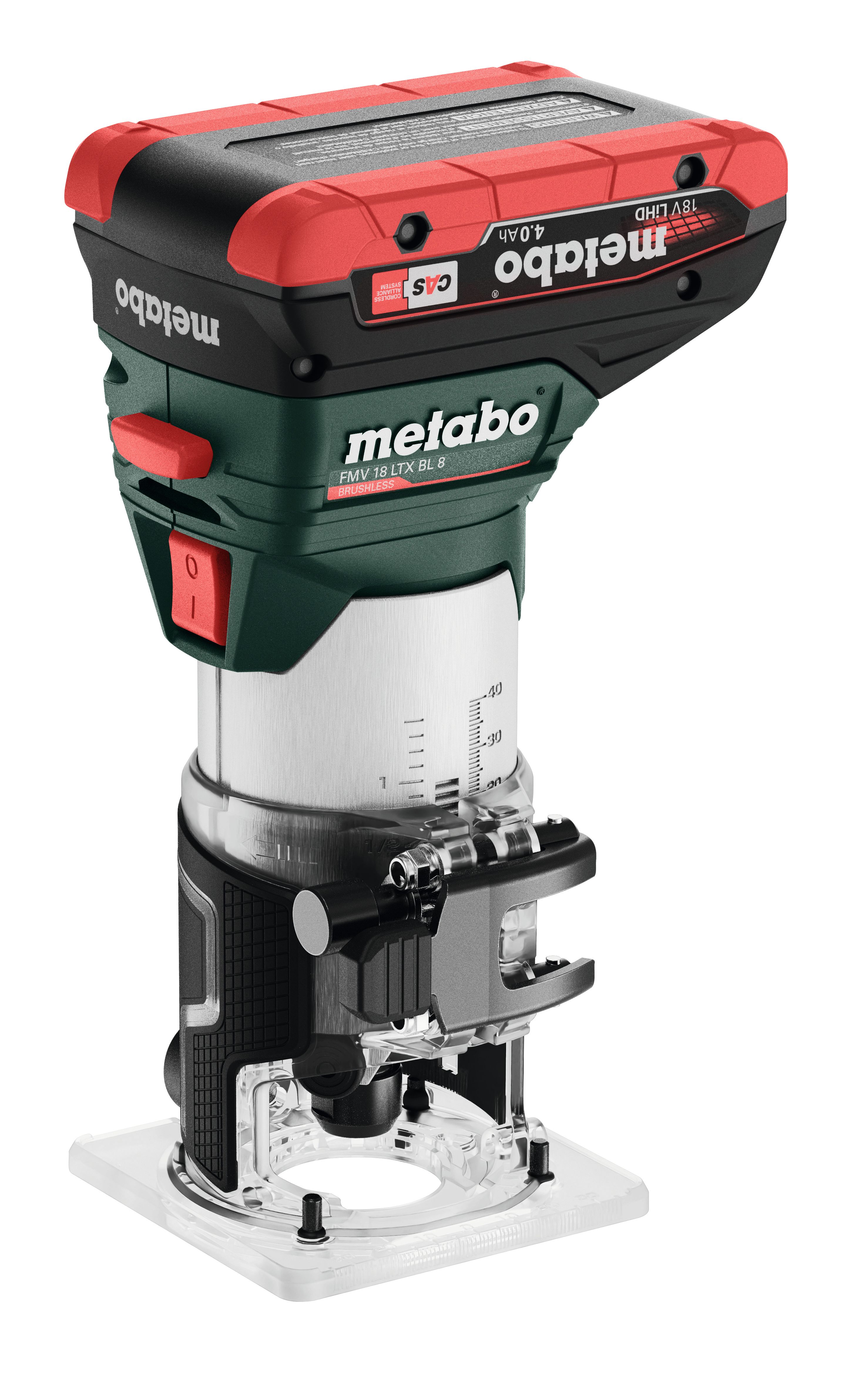 Metabo FMV18LTXBL8 Kantfräs med batteri och laddare