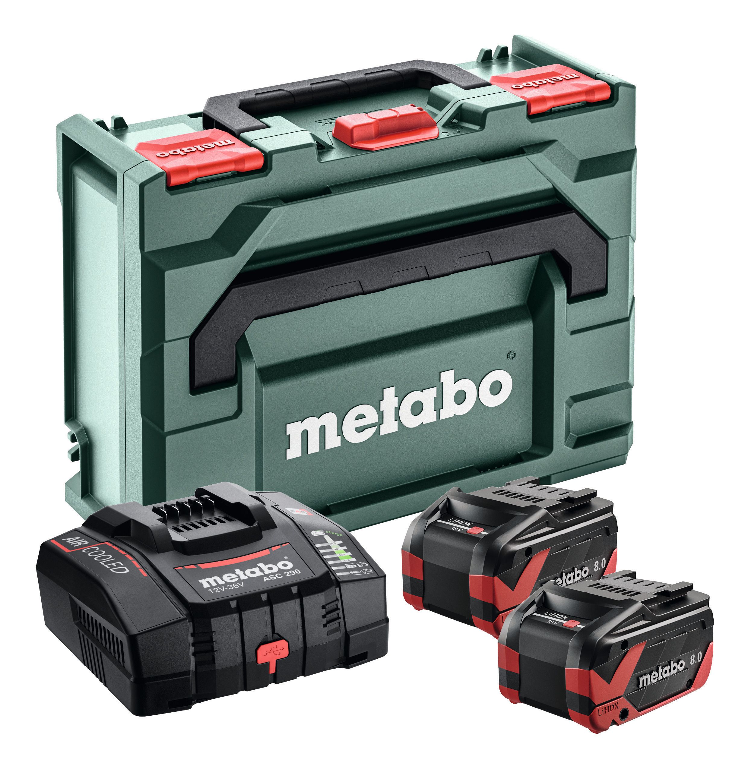 Metabo 685305000 Batteriset 2x8,0 Ah, 18V