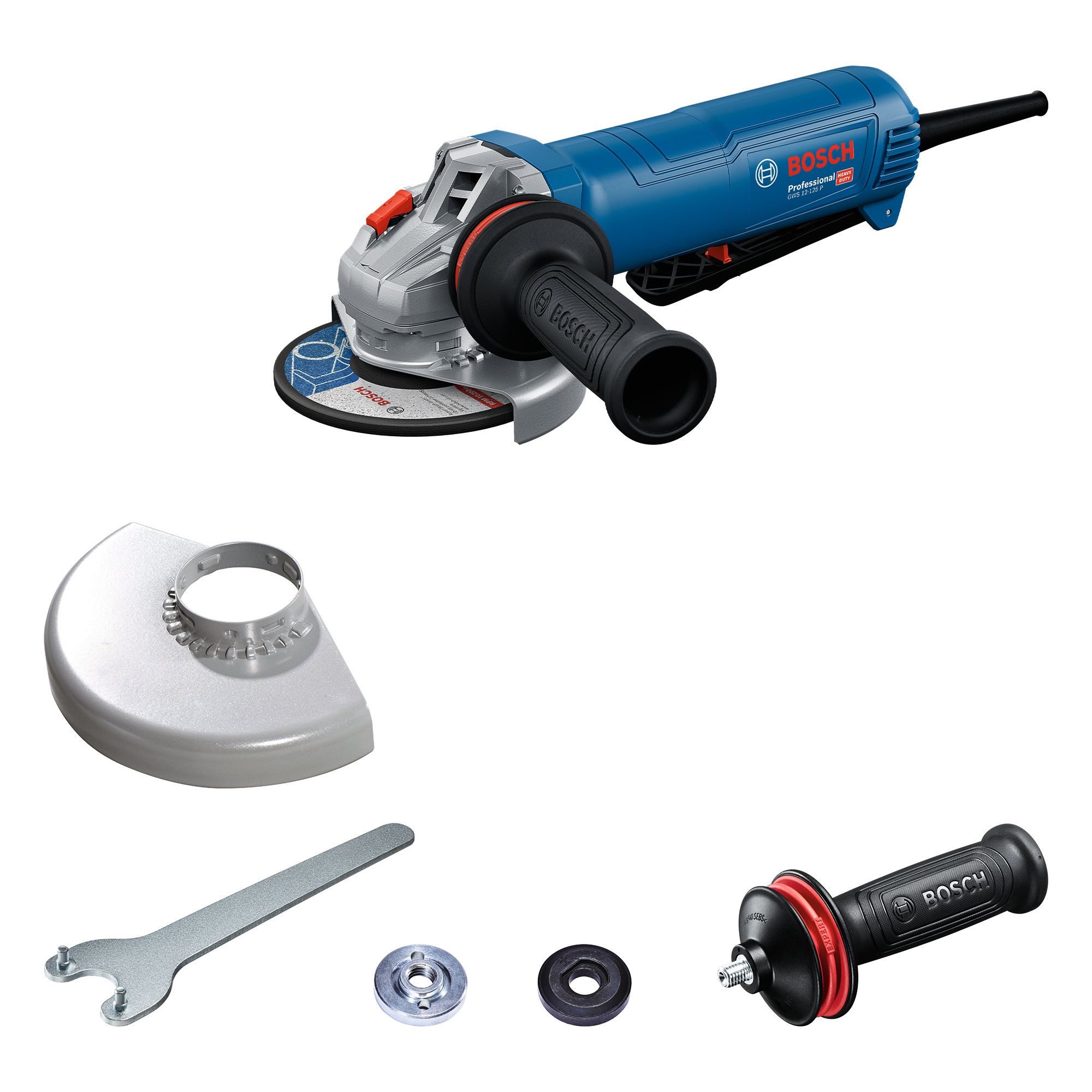 Bosch GWS 12-125 P Vinkelslip 1200 W 06013A6200