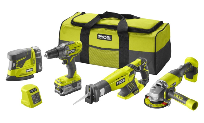 Ryobi R18CK4E-242S Verktygspaket