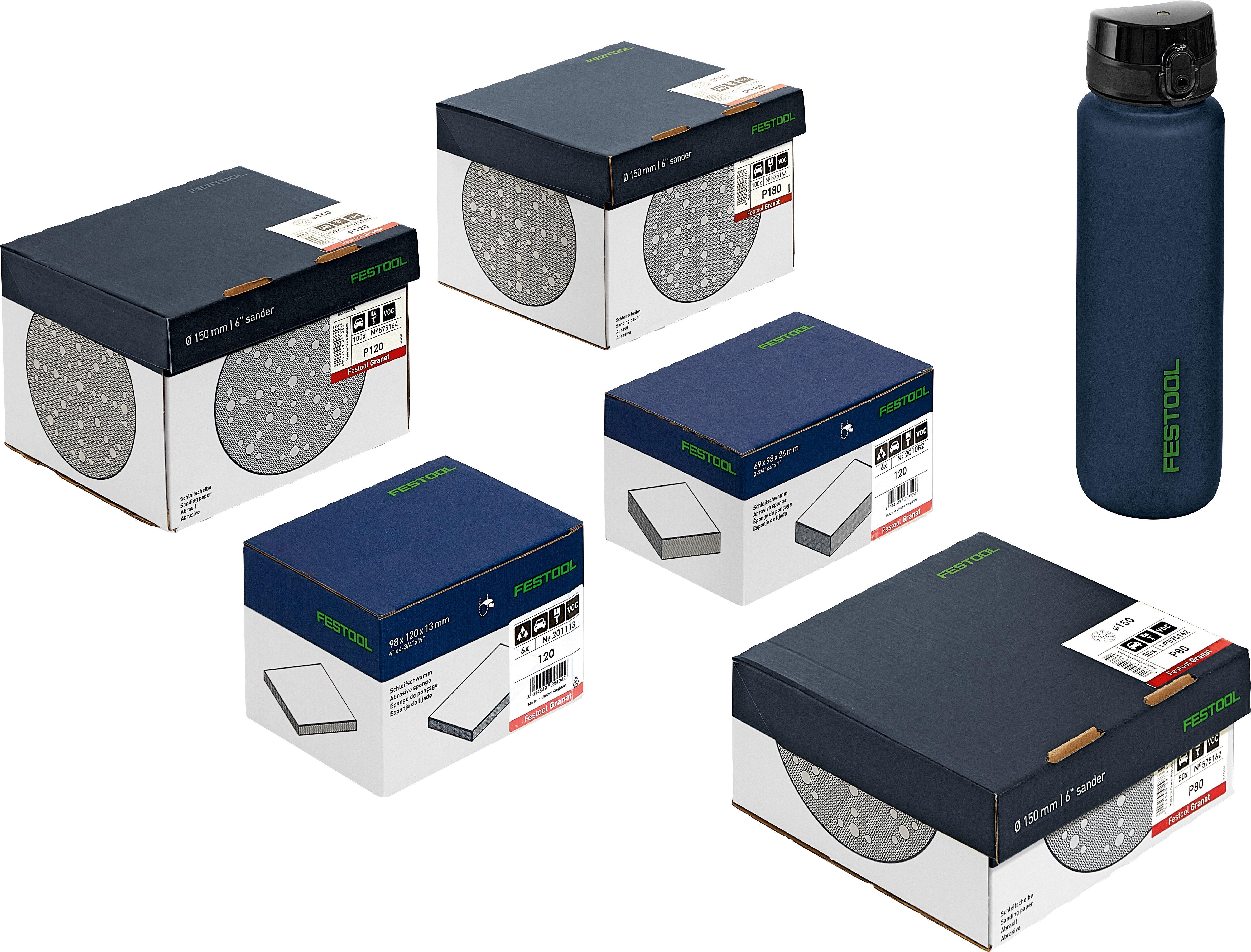 Festool Granat Super Pack D150 Slippapperssats
