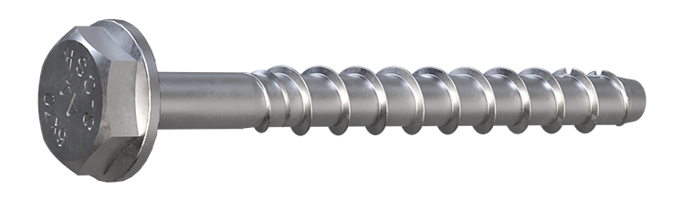 Sormat DIY S-CSA HEX 9640095873 Betongskruv A4, rostfri SW13, 6x80/35/25 mm, 6-pack