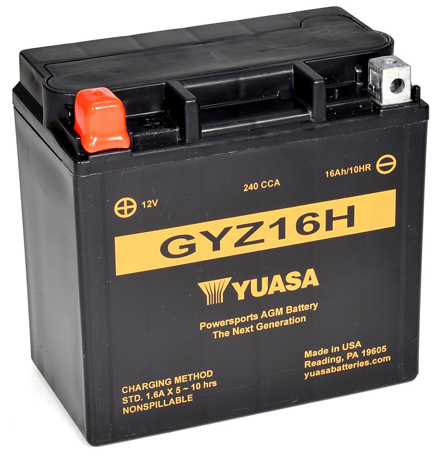 Yuasa GYZ16H Startbatteri 12V, 16,8 Ah