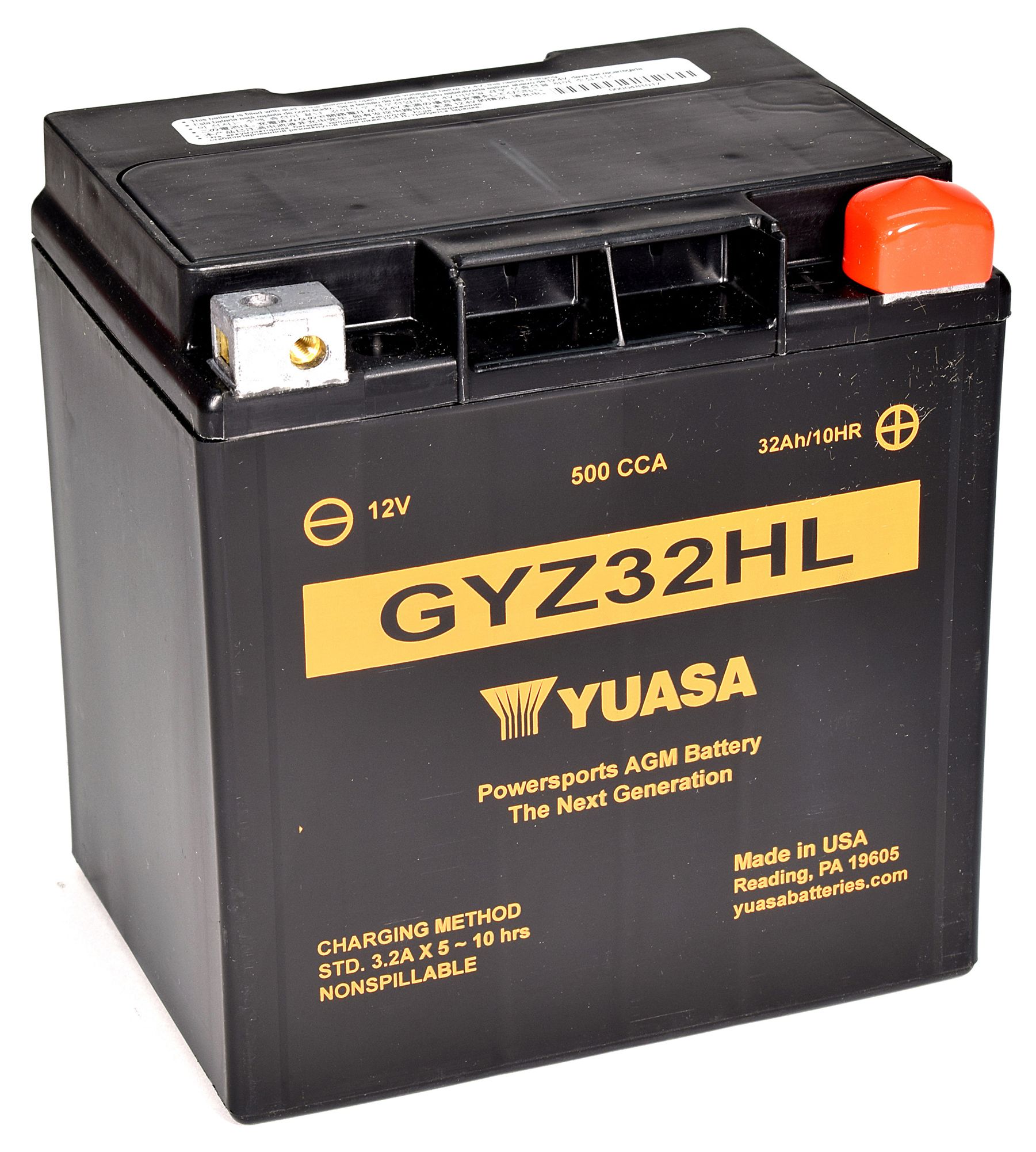 Yuasa GYZ32HL Startbatteri 12V, 33,7 Ah
