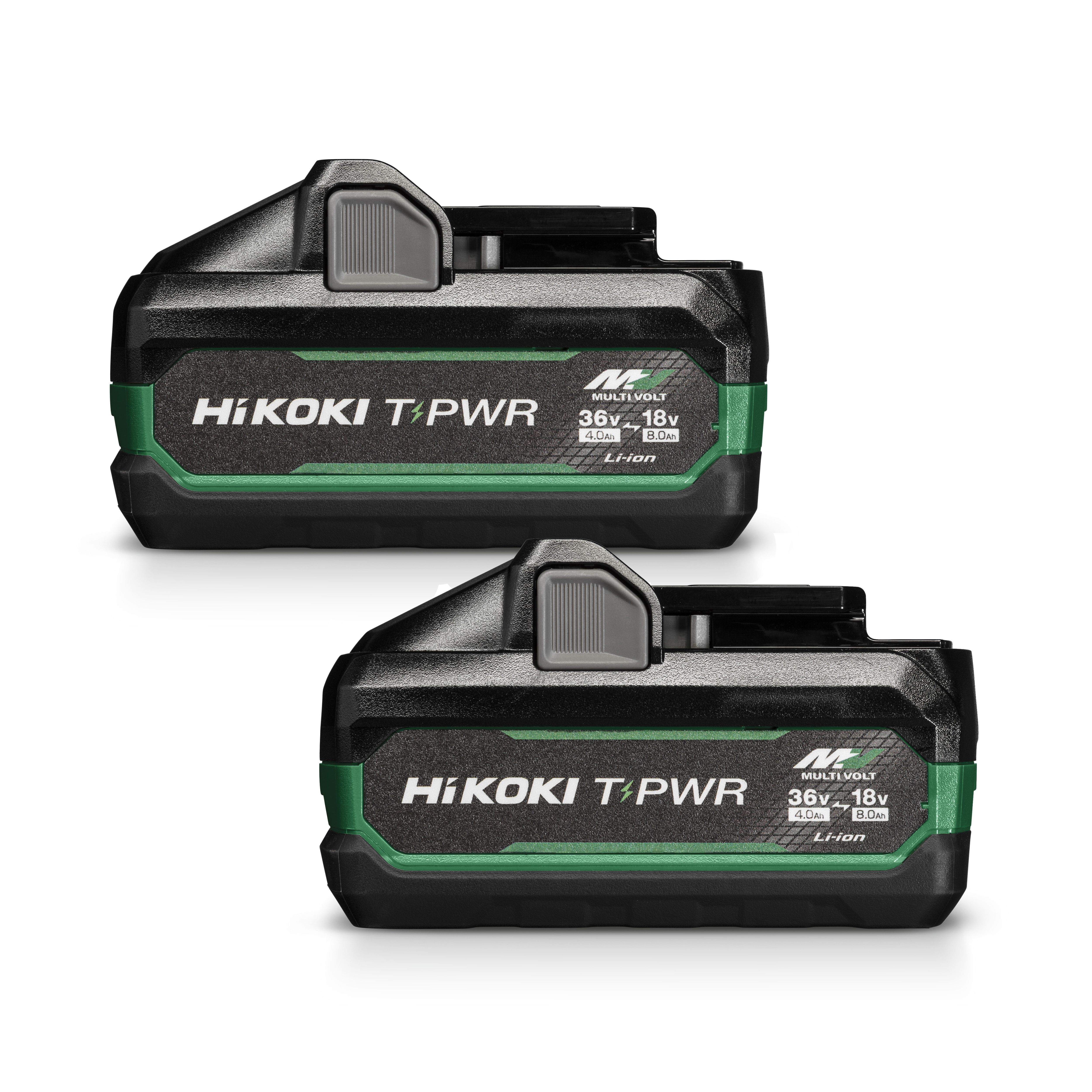 HiKOKI 2XBSL3640MVT Akkupaketti 36 V (4,0 Ah)/18 V (8,0 Ah)