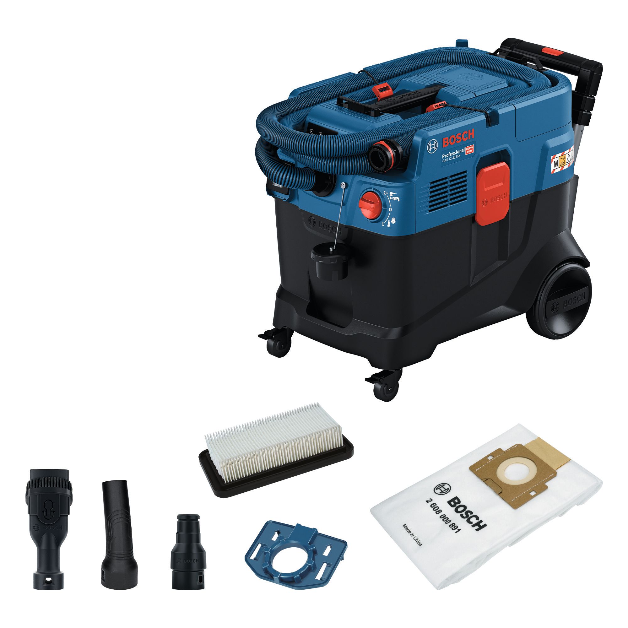 Bosch GAS 12-40 MA Grovdammsugare 1200 W 06019M0120