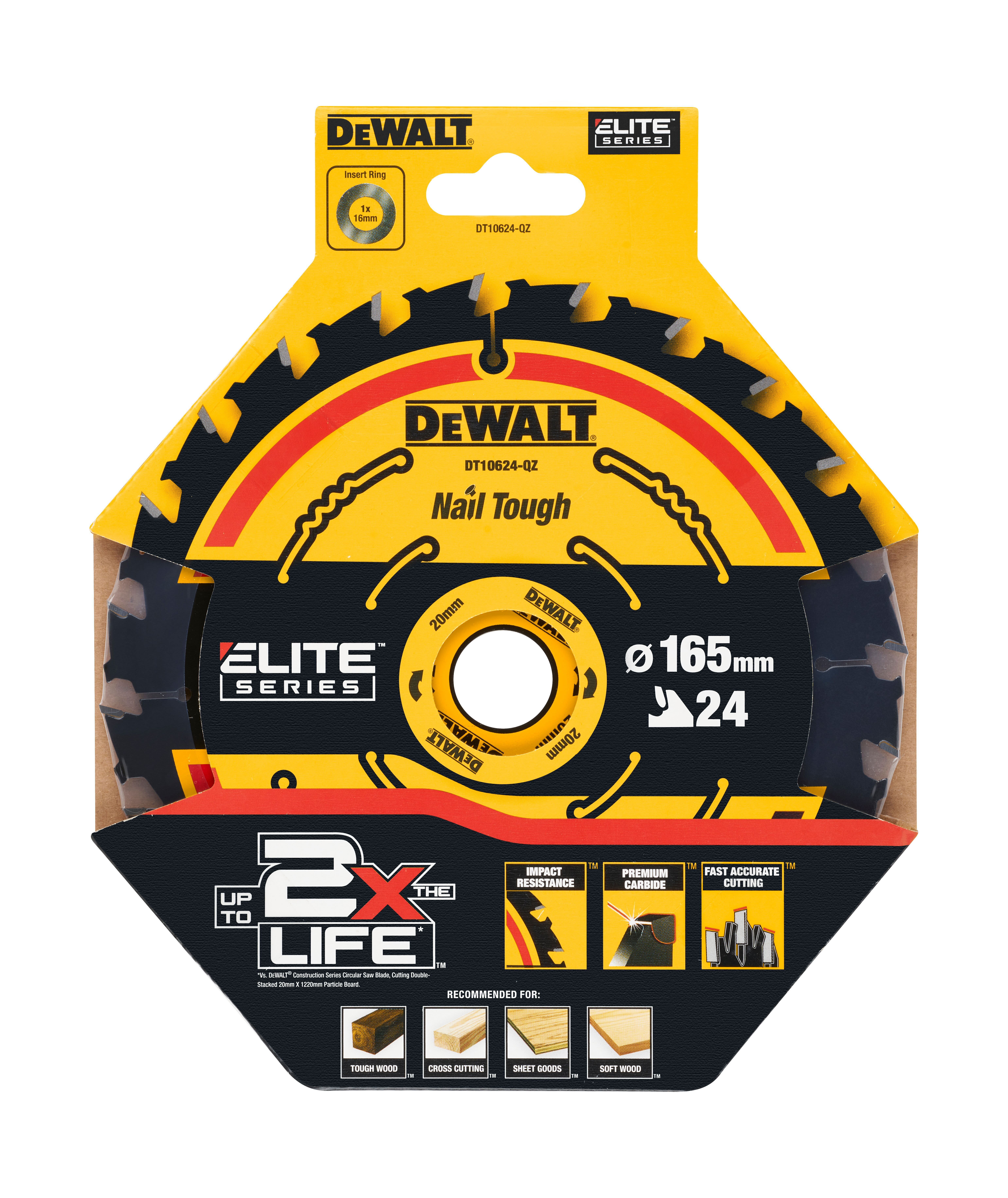 Dewalt DT10624 Cirkelsågklinga 24T