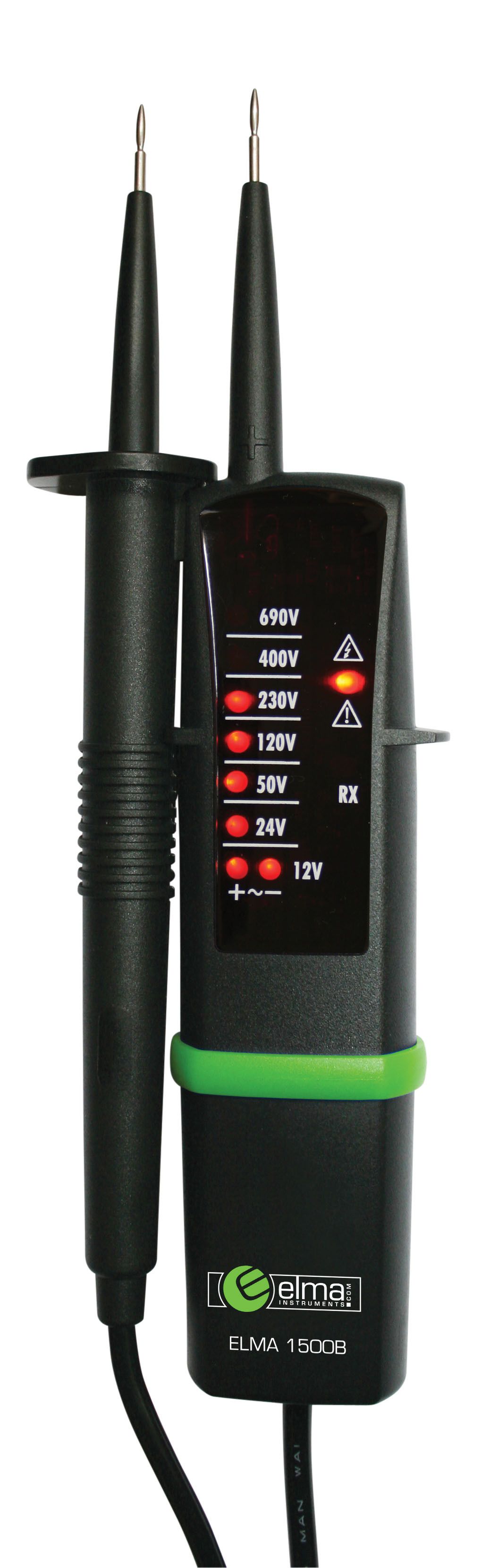 Elma 1500B Spenningstester med batteri