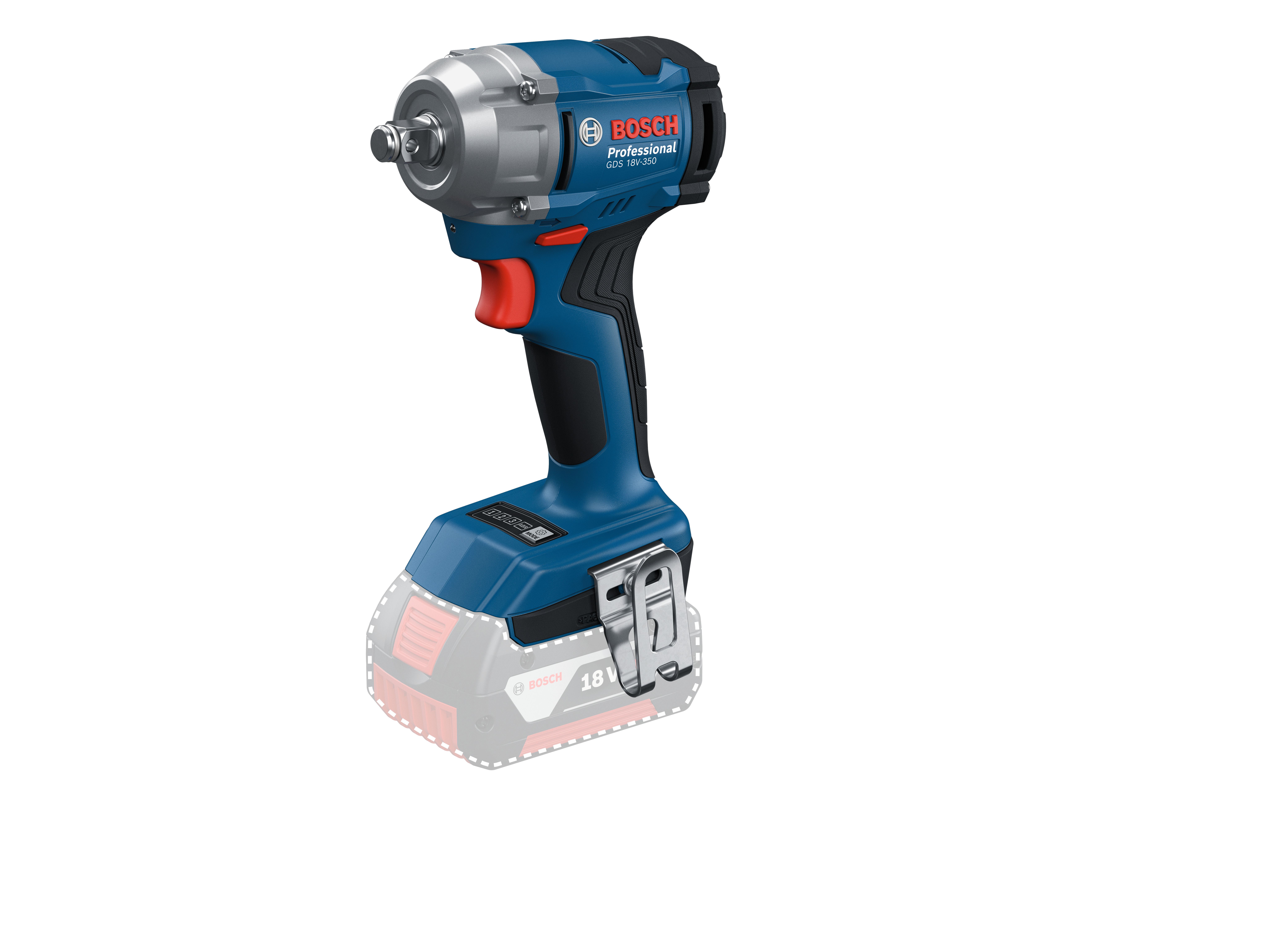 Bosch GDS 18V-350 Slagmuttertrekker uten batteri og lader 06019M5020