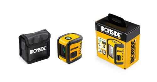 Ironside 103629 Krysslaser grön laser, mini