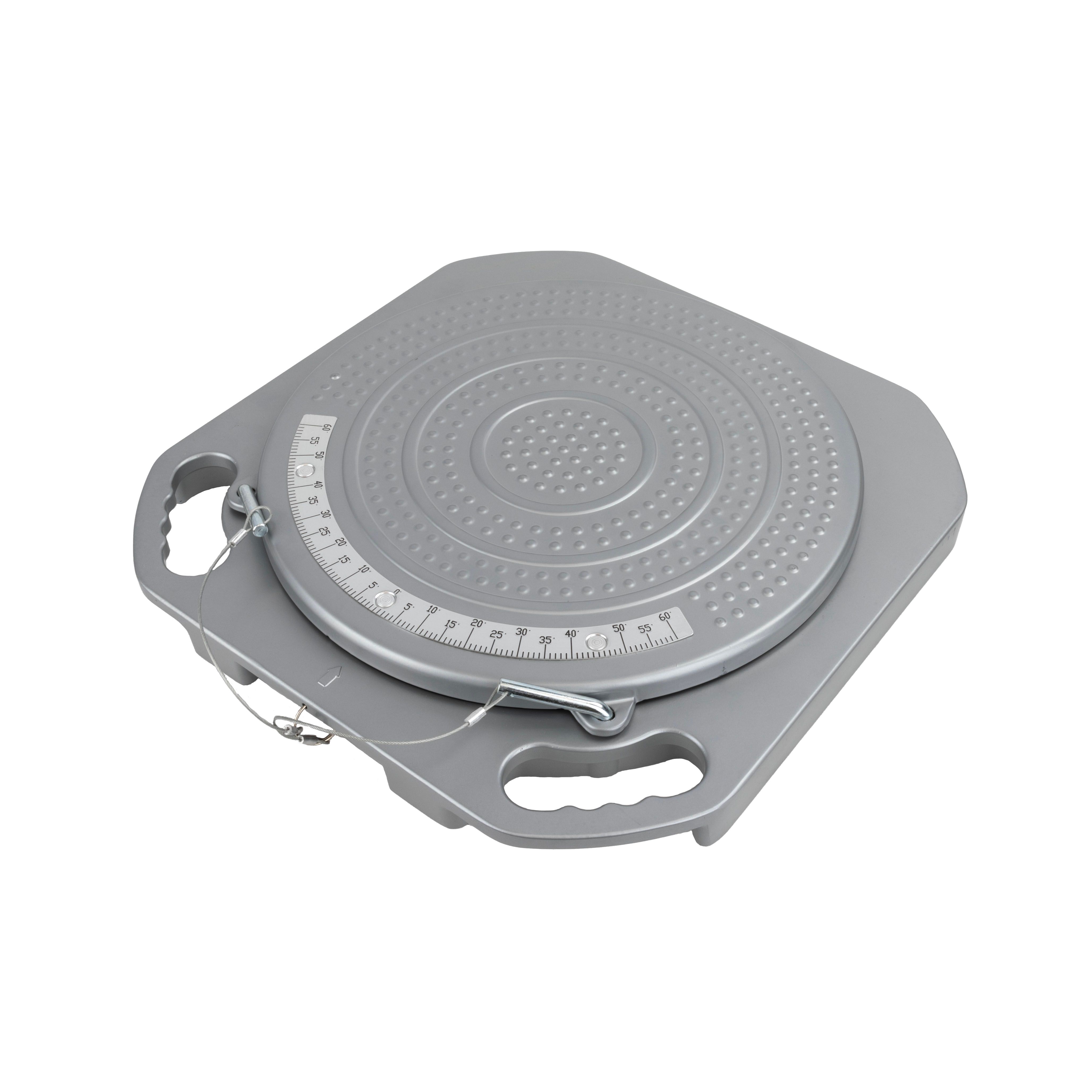 PELA 554188 Vridplatta aluminiumlegering, 2 st