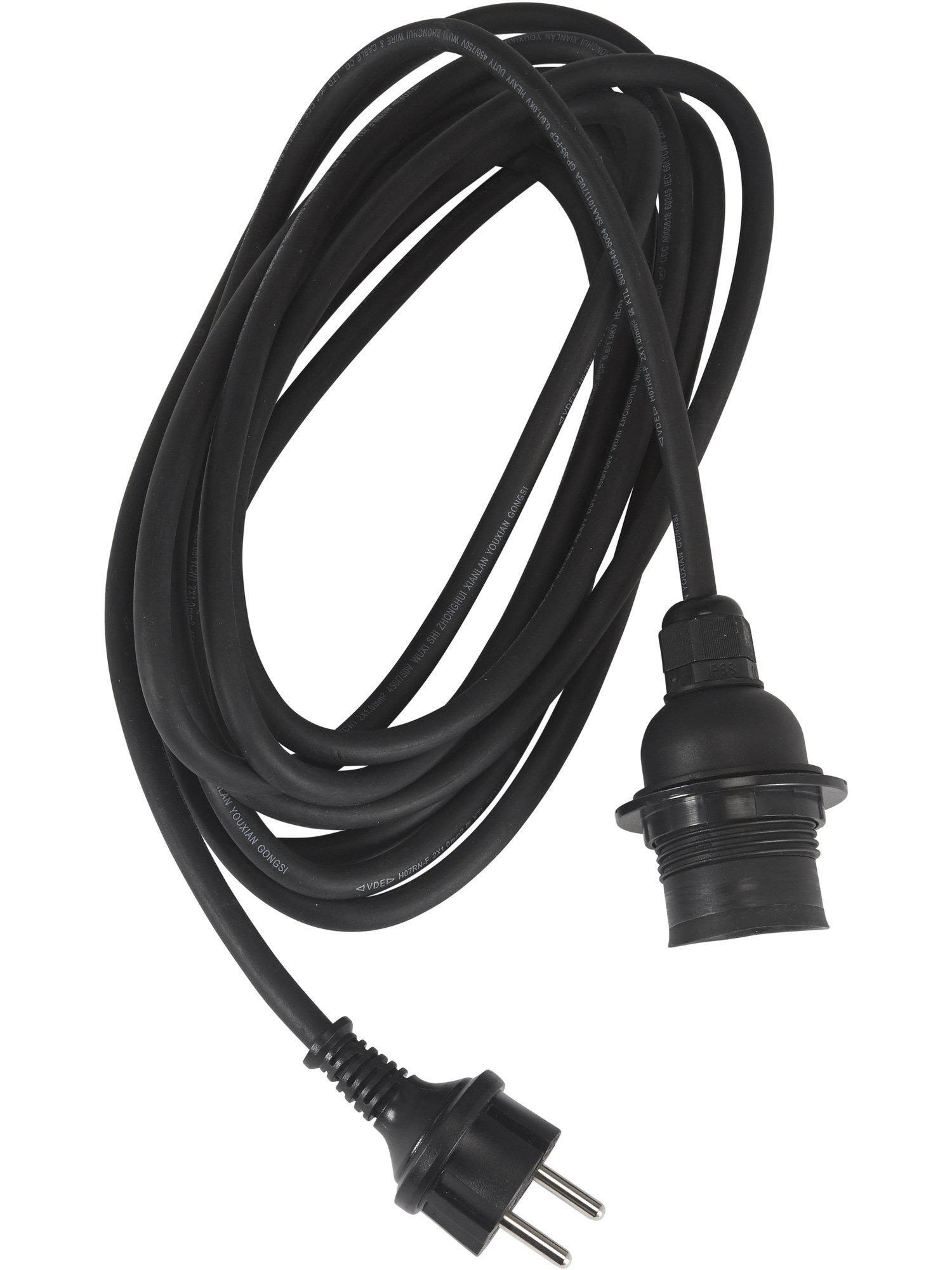 PR Home Flex Out 1212503 Lampupphäng 2,5 m, svart