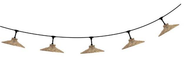 PR Home Flex Out  1216503-3729 Ljusslinga 650 cm, 5 lamphållare, natur