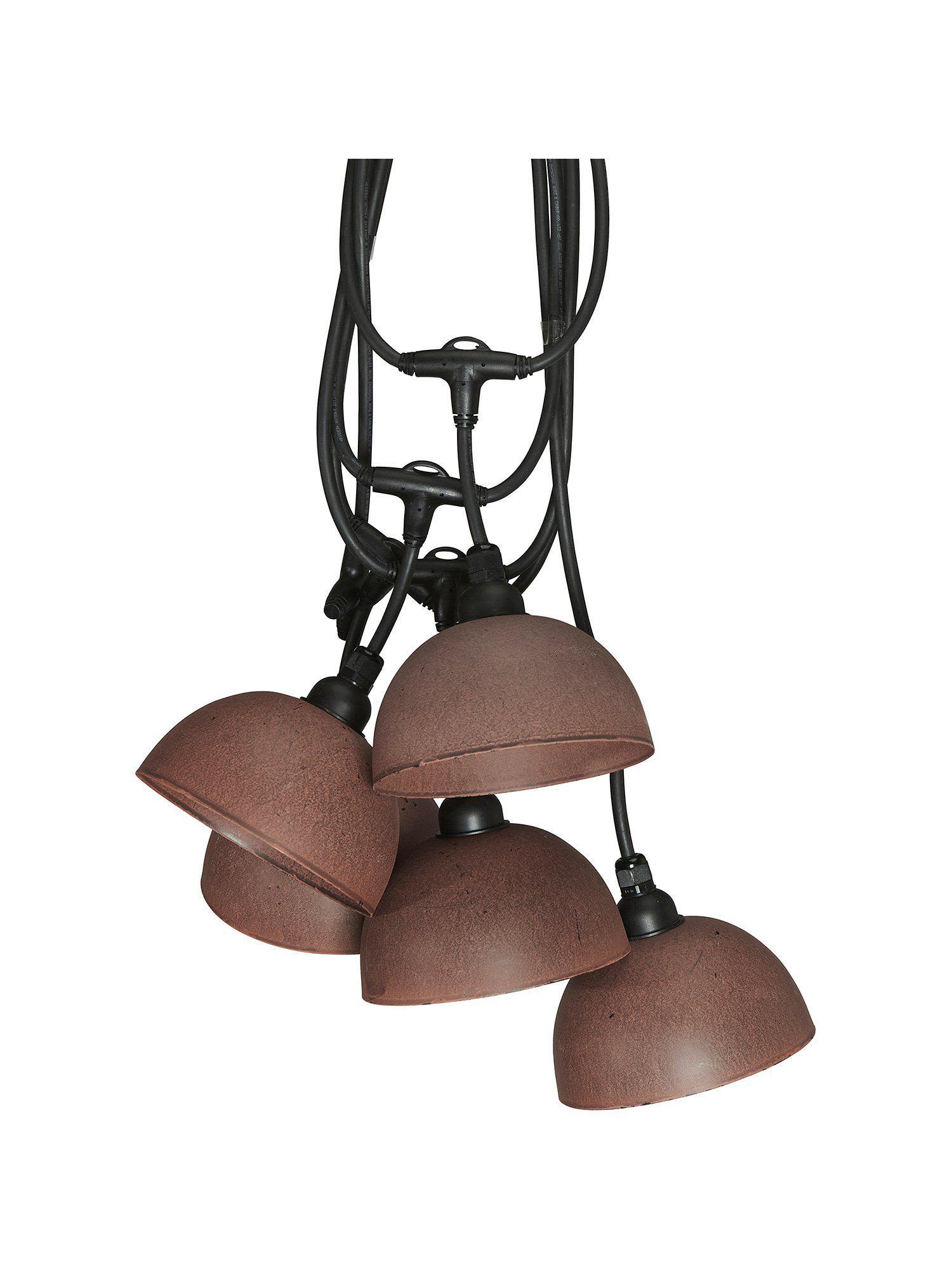 PR Home Flex Out 1216503-3911 Ljusslinga 650 cm, 5 lamphållare, brun