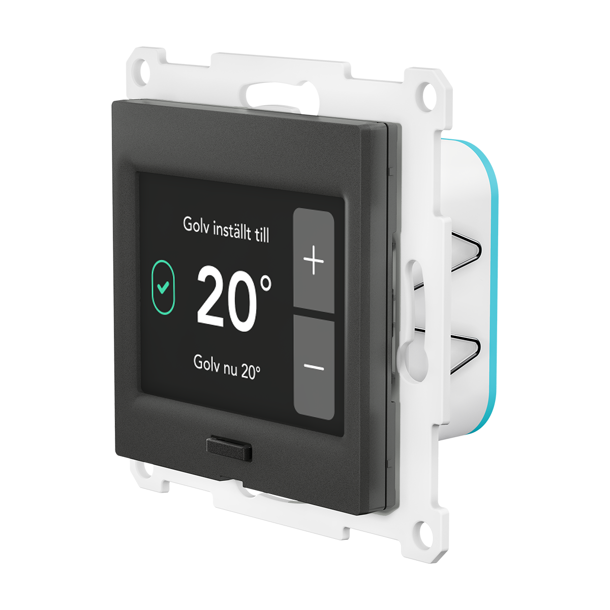 Plejd TRM-01-SA Termostat Antracit (RAL 7024)