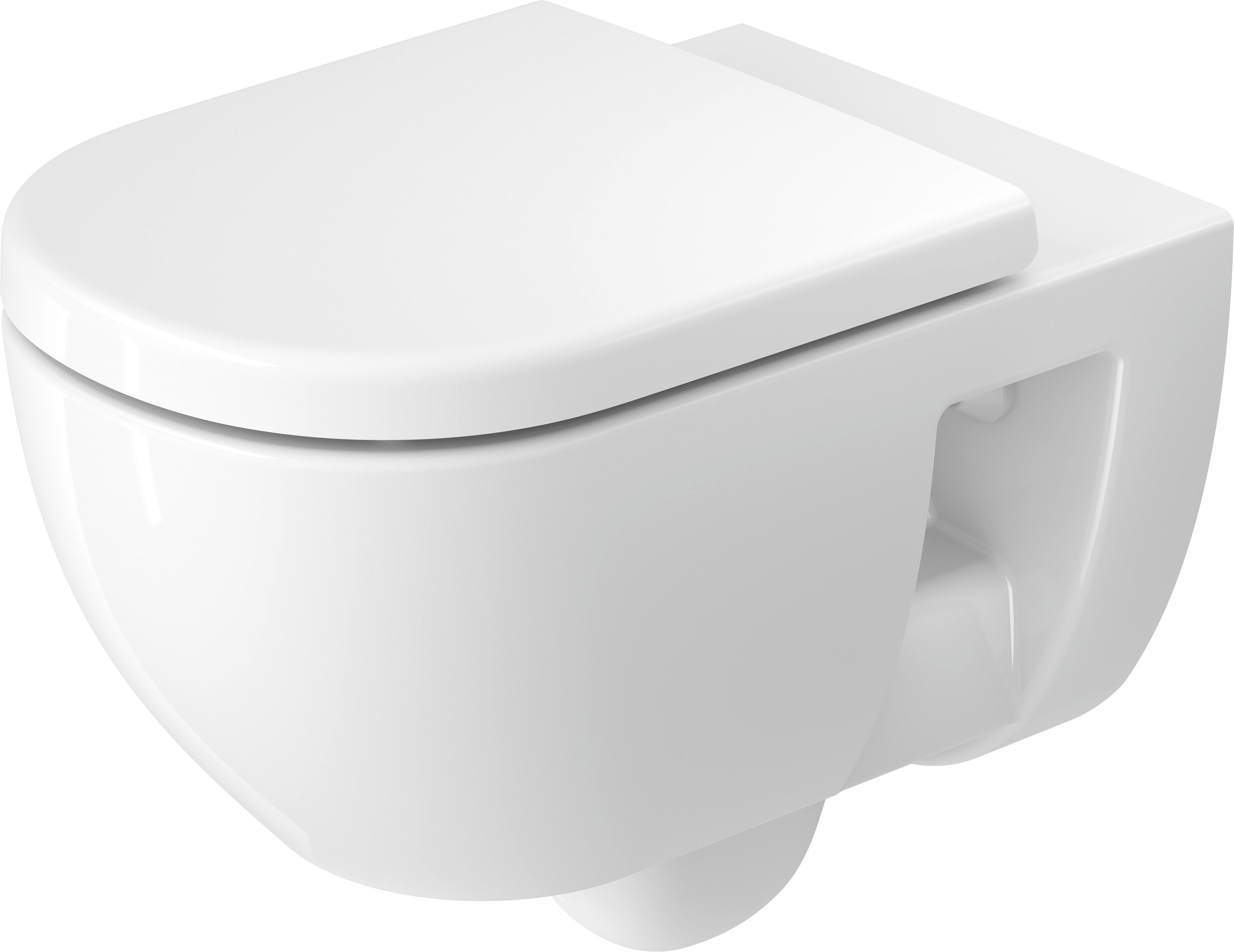 Duravit D-Code WC-skål spolkantslös, vit, utan sits