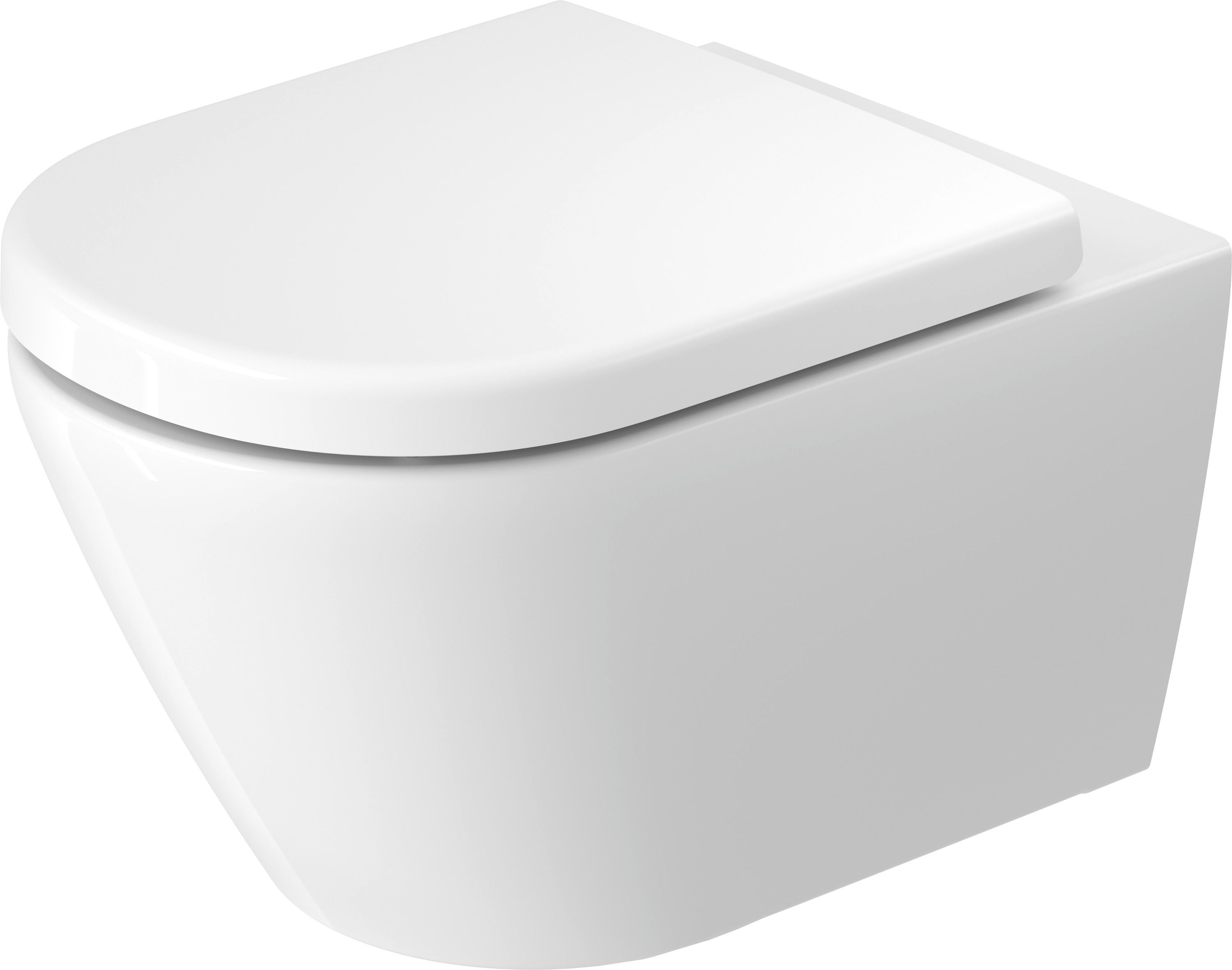 Duravit D-Code WC-skål spolkantslös, vit, utan sits
