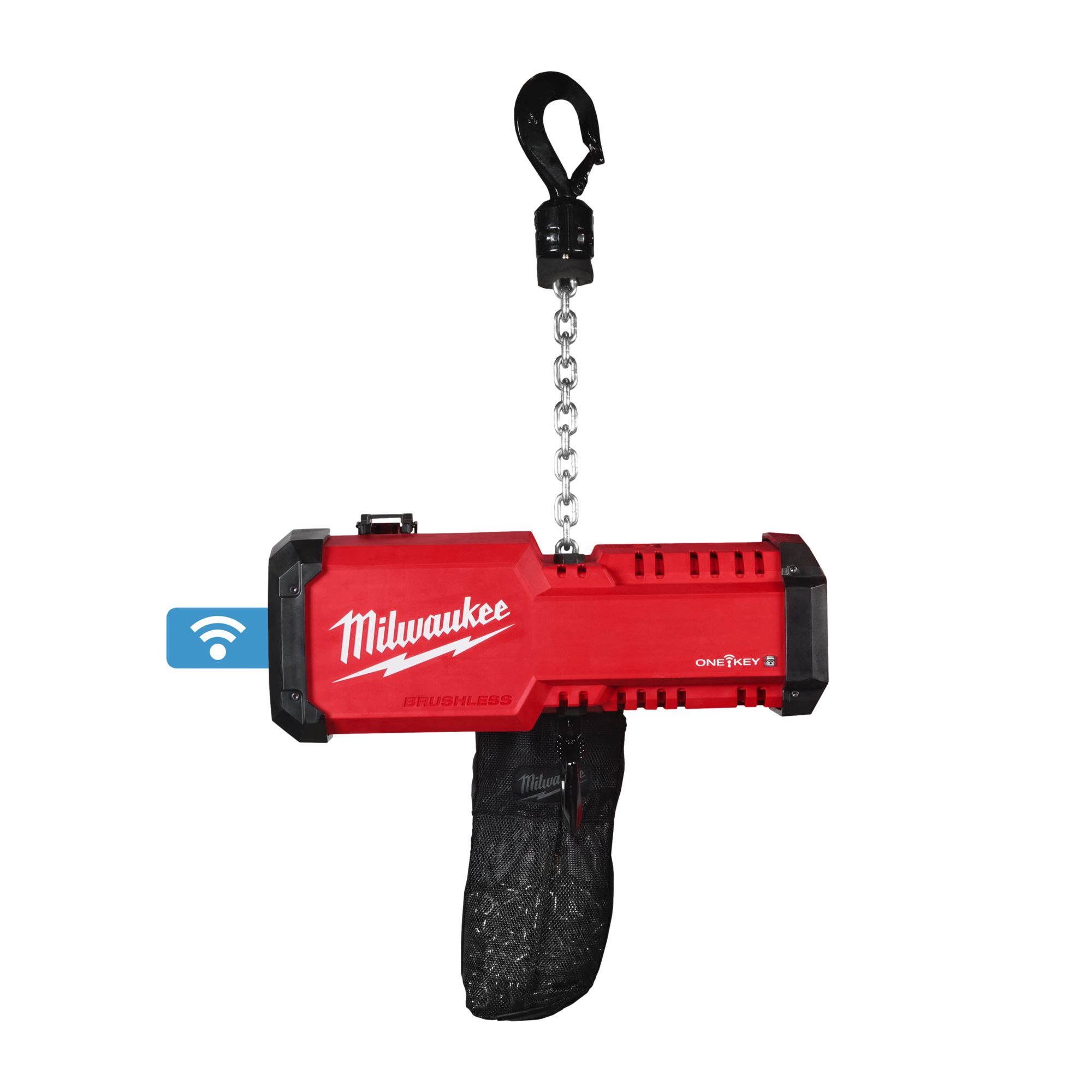 Milwaukee M18 BLCHTO-121 Akkuketjunostin 1 T, akun ja laturin kanssa