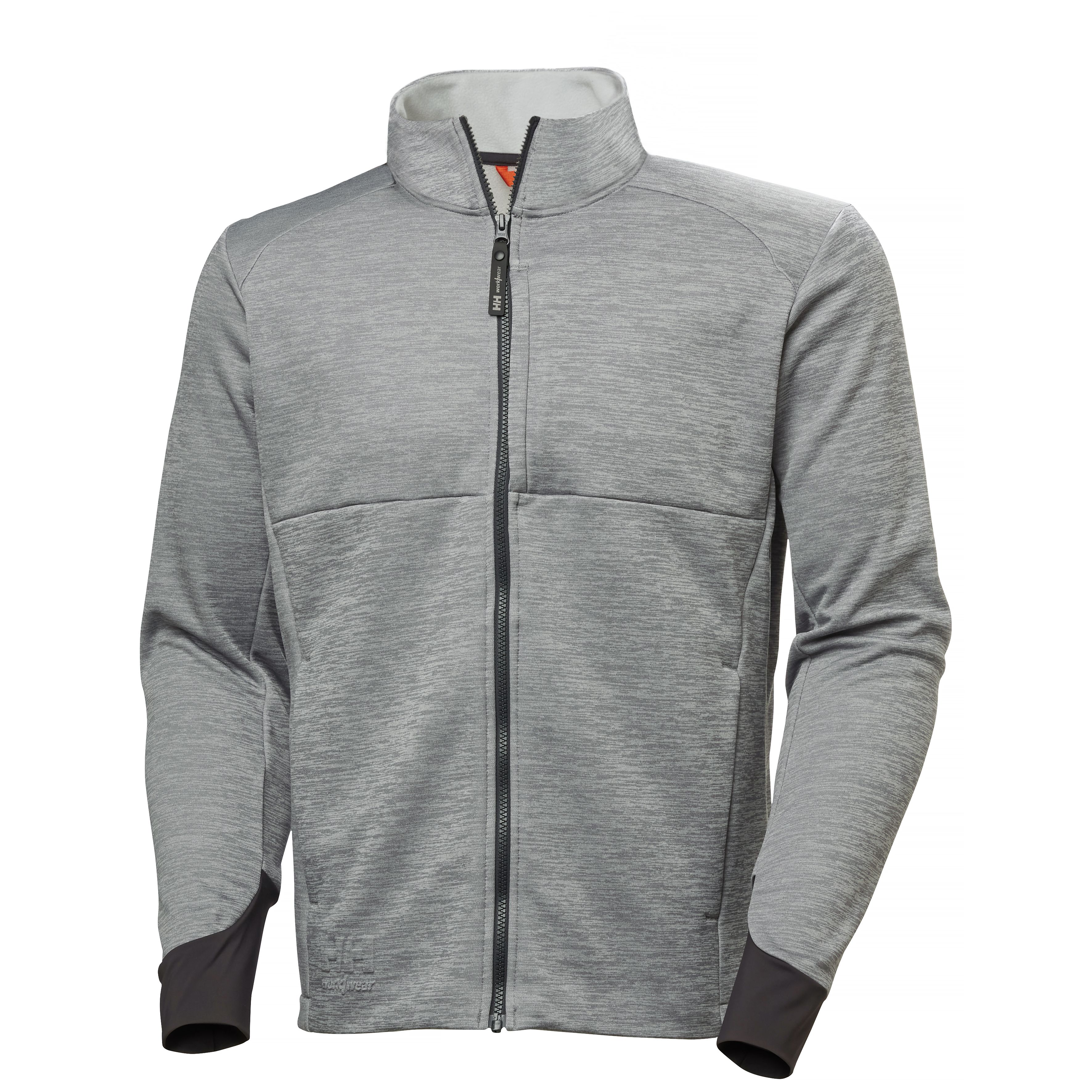 Helly Hansen Workwear Tech 72380_930 Fleecejacka mellanlager Gråmelerad
