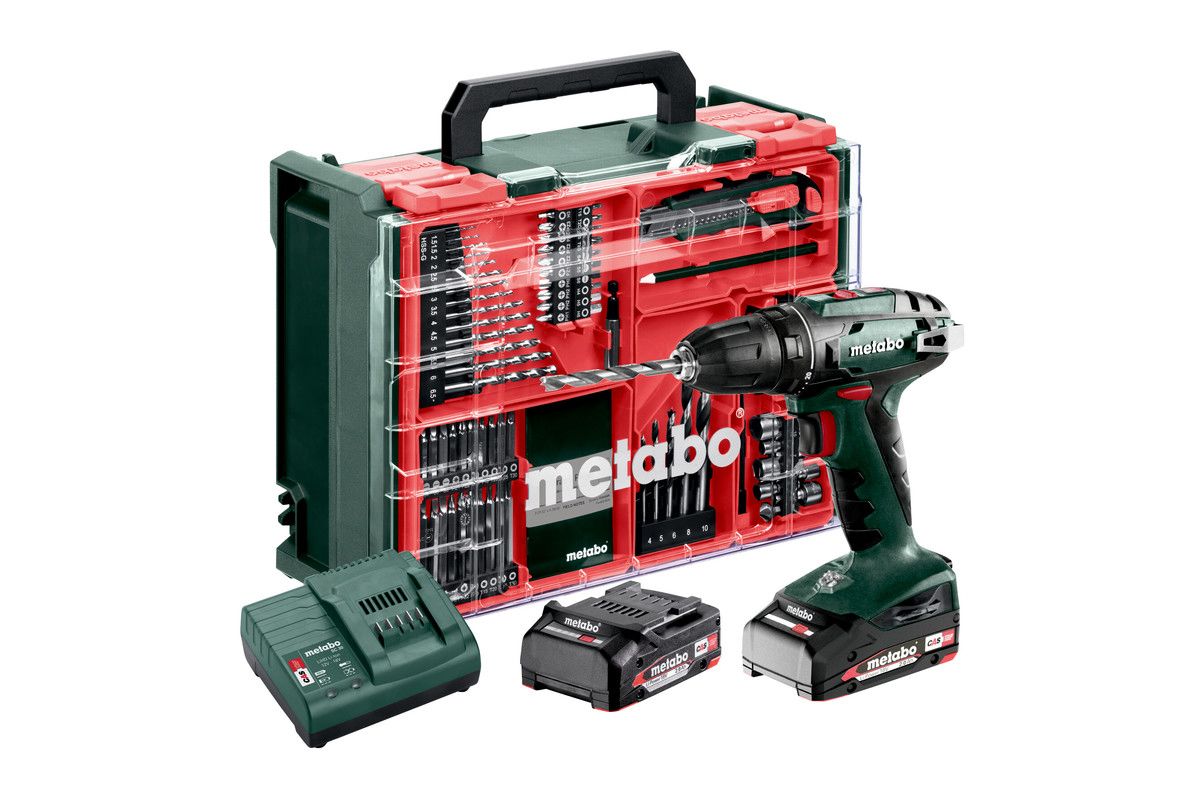 Metabo BS18 Borrskruvdragare med batteri och laddare