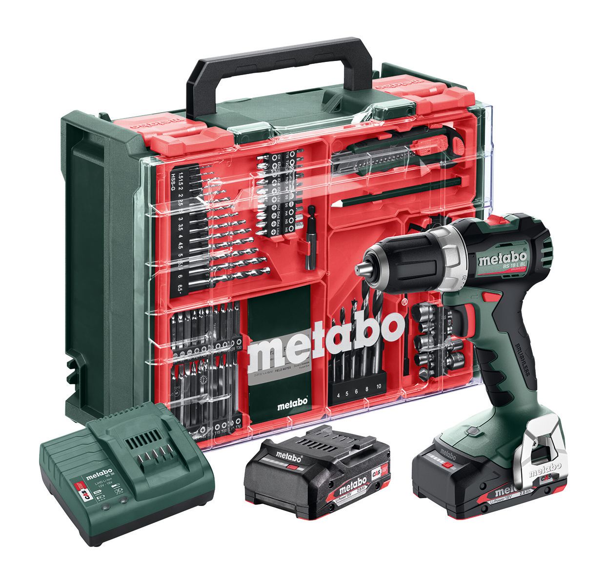 Metabo BS18L Borrskruvdragare med batteri och laddare