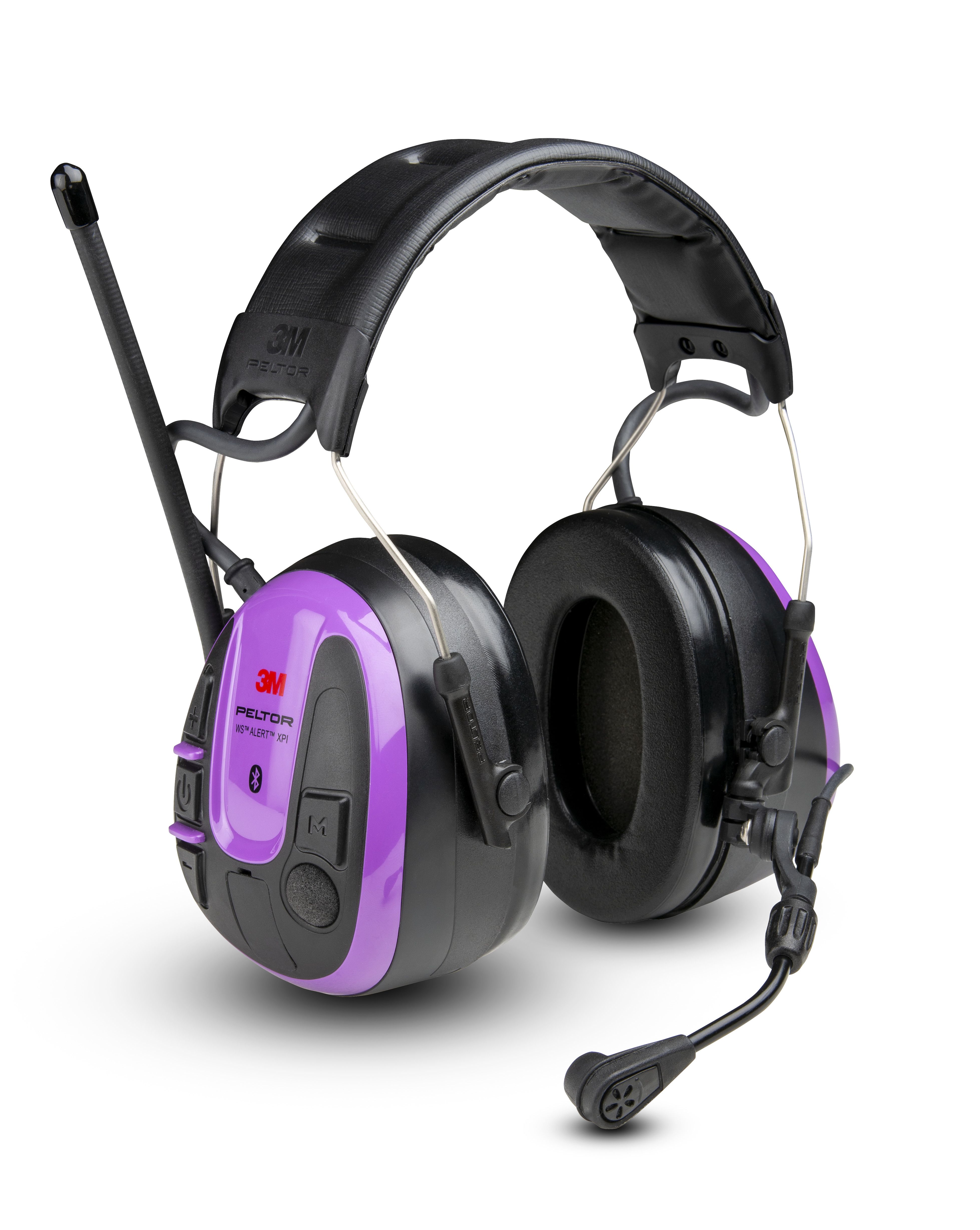 3M Peltor WS Alert XPI+ Kuulosuojaimet Bluetooth® & mobiilisovellus, päälakisanka