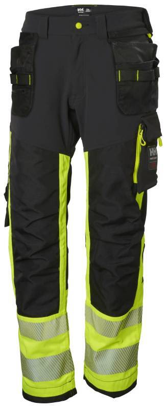 Helly Hansen Workwear ICU 77471-369 Midjebukse varsel, svart/gul Str. D108