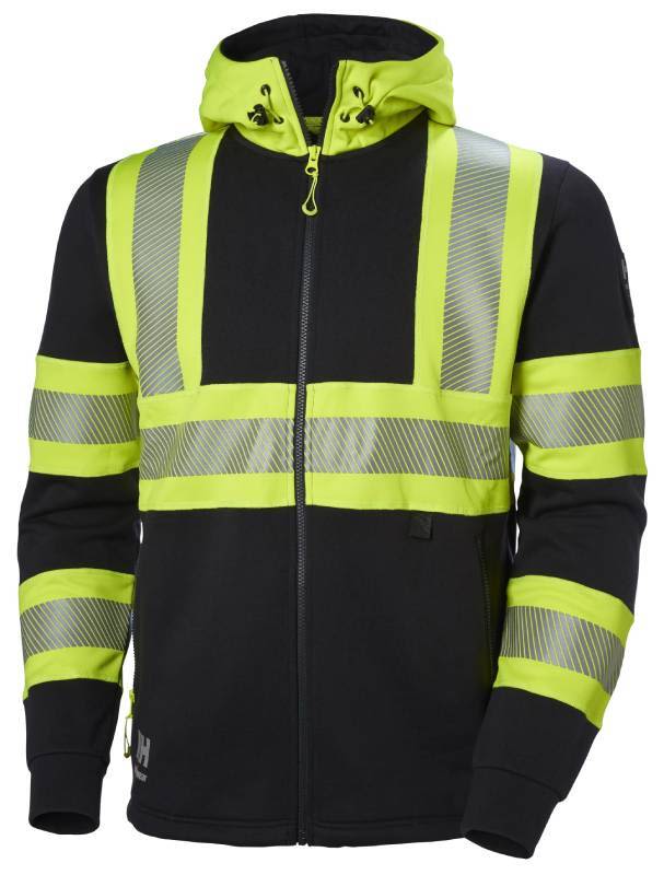 Helly Hansen Workwear ICU 79273-369 Huppari huomioväri, musta/keltainen Koko L