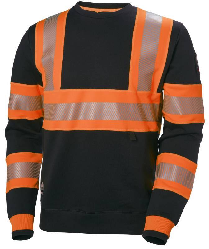 Helly Hansen Workwear ICU 79272-269 Tröja varsel, svart/orange Hi-Vis Orange