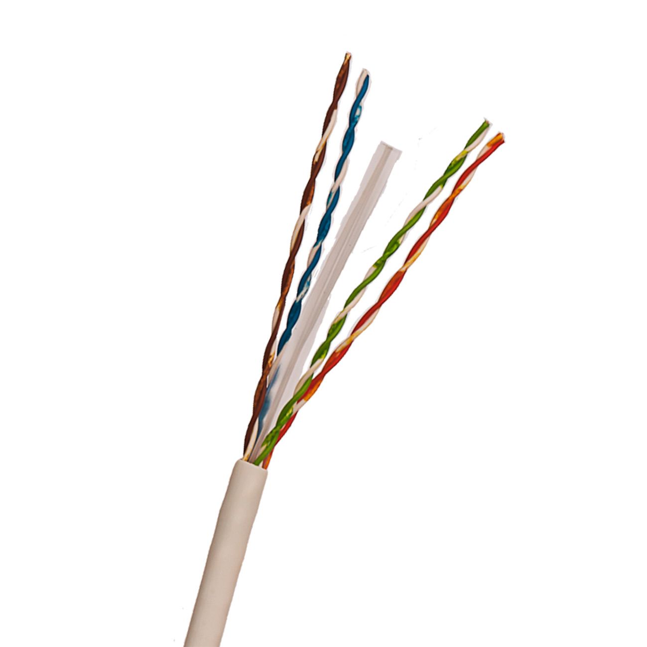 Nexans U/UTP KAT6 4P LSZH Datakabel 8 ledere + 4 kabler, Ø 0,55 mm 500 m