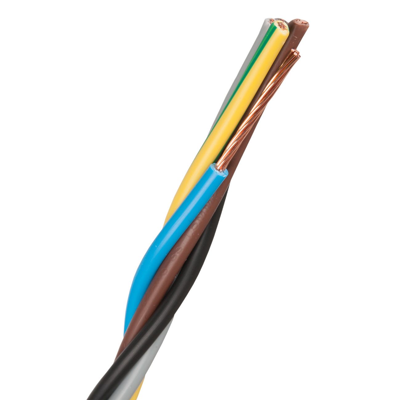 Nexans FQ EASY Installationskabel 450/750V, 250 m Ledare x area: 5G1,5 mm²