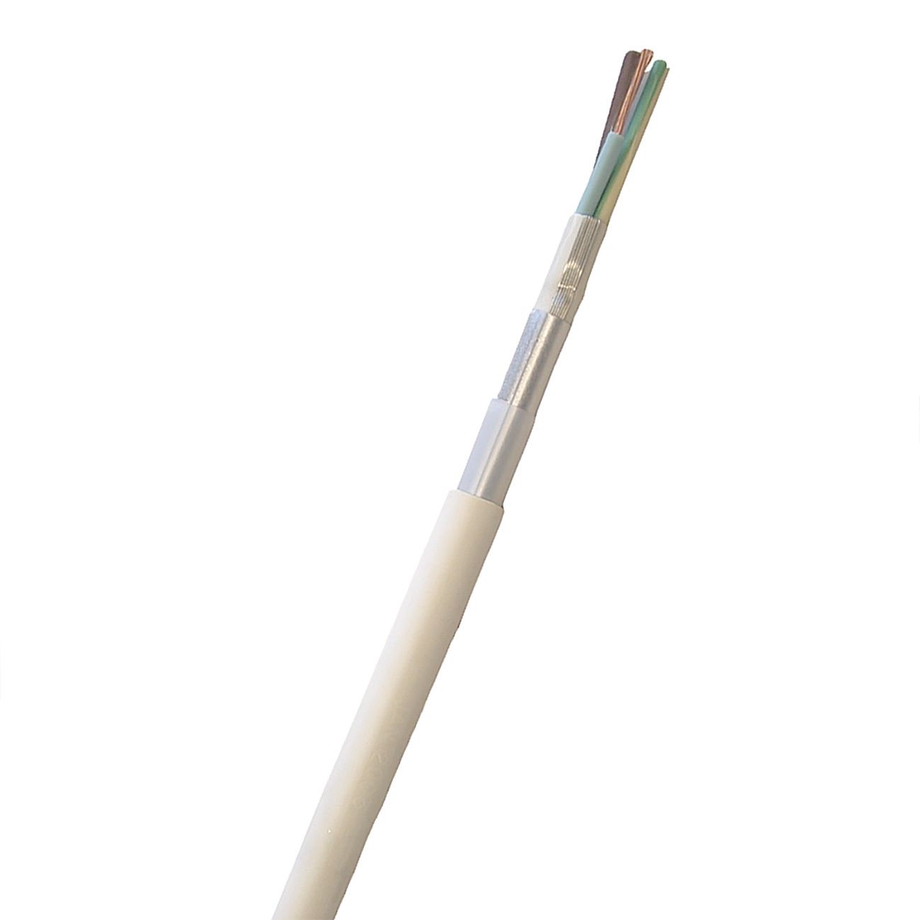 Nexans FQLQ Installasjonskabel 3G 1,5 mm², 450/750 V, hvit 200 m, bobin