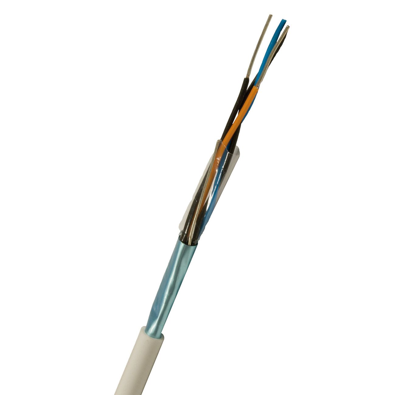 Nexans PTS-HF Telekabel 3x2x0,6 mm, hvit 100 m, bobin