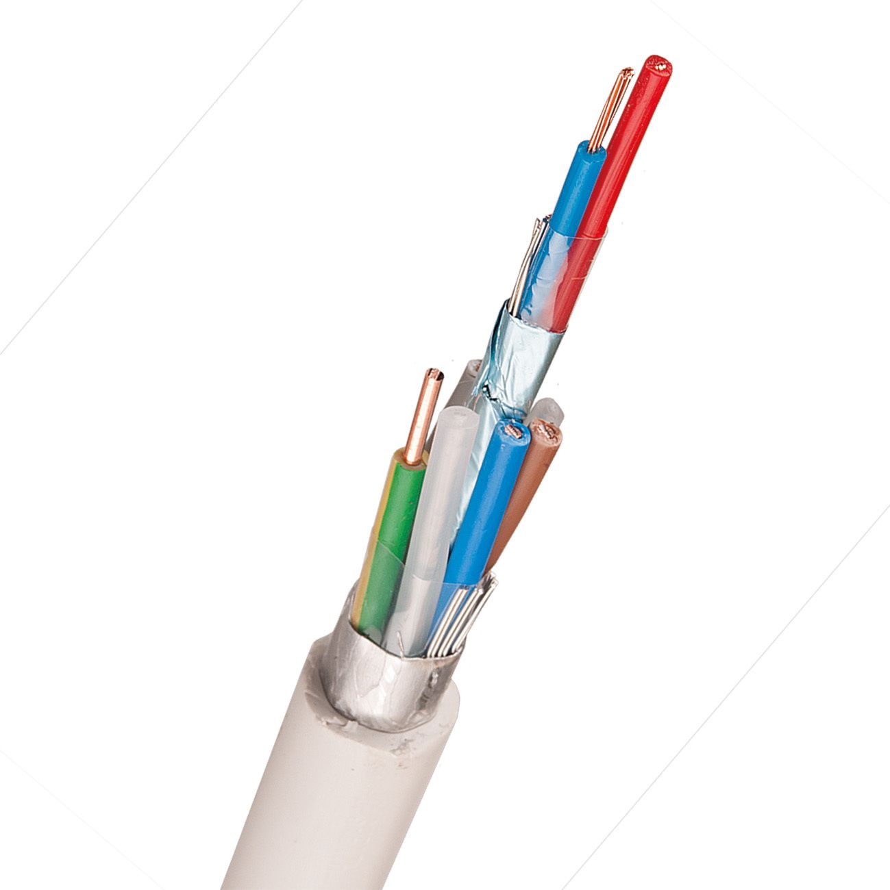 Nexans EQLQ EASY Installasjonskabel 5G 2,5 + 2 x 0,75 mm² 5G2,5 mm²